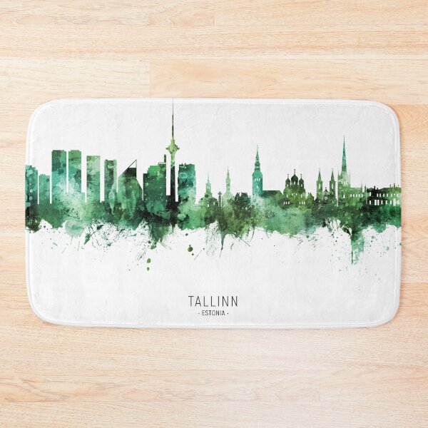Item preview, Tallinn Estonia Skyline designed and sold by ArtPrints.