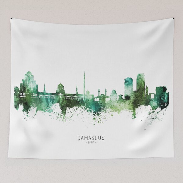 Item preview, Damascus Syria Skyline designed and sold by ArtPrints.