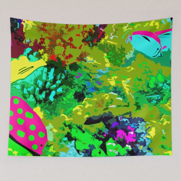 Item preview, Colorful Abstract Aquarium Fish designed and sold by Carlo Varo.