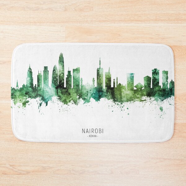 Item preview, Nairobi Kenya Skyline designed and sold by ArtPrints.