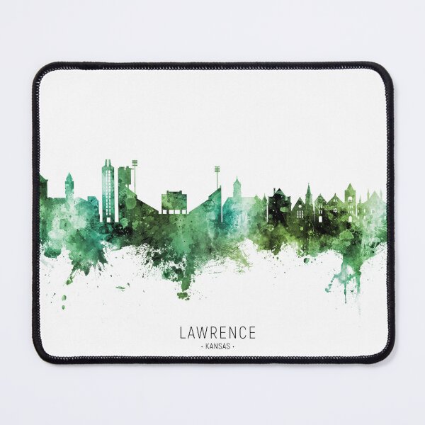 Item preview, Lawrence Kansas Skyline designed and sold by ArtPrints.