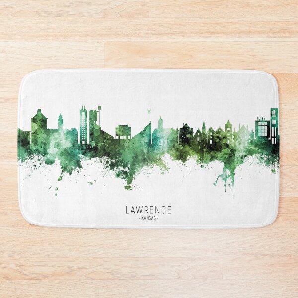 Item preview, Lawrence Kansas Skyline designed and sold by ArtPrints.