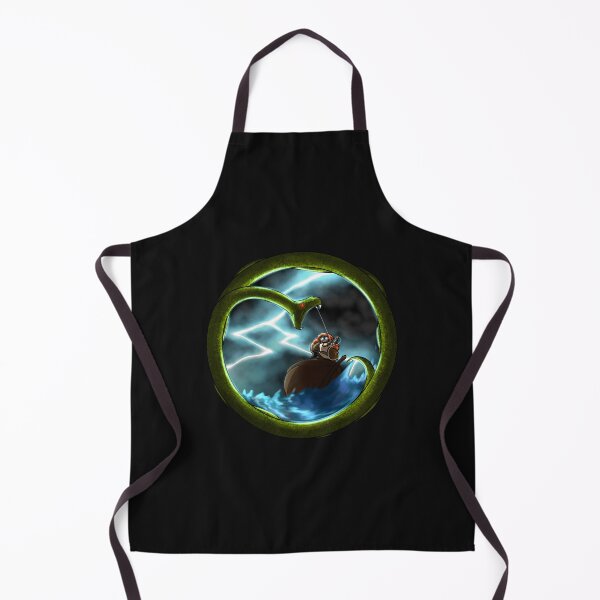 Item preview, Thor vs Jormungandr Sticker designed and sold by ChristinaUrban.