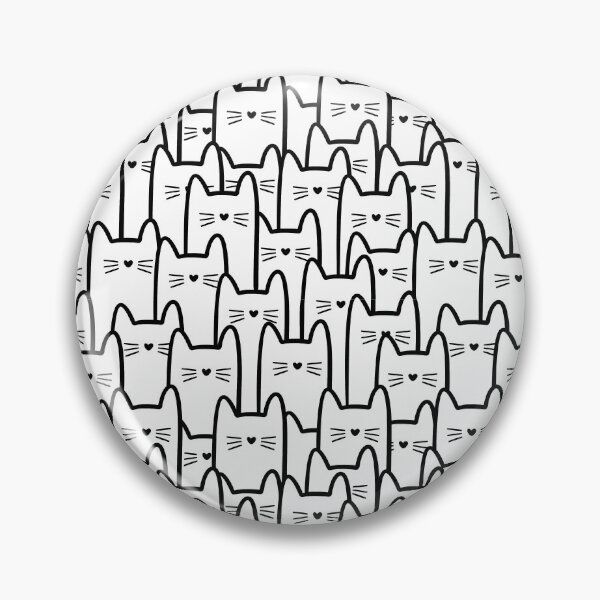 Item preview, Cats outline pattern designed and sold by SolArt88.