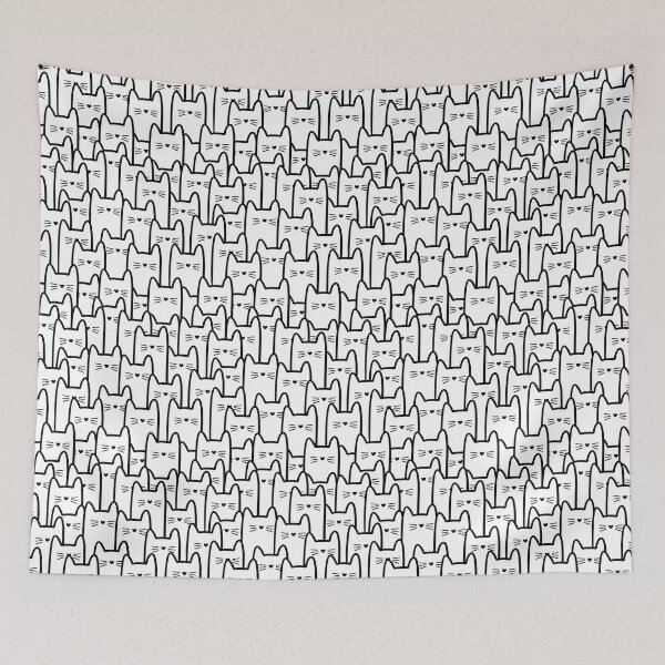 Item preview, Cats outline pattern designed and sold by SolArt88.