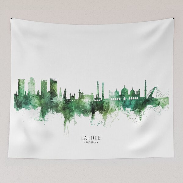Item preview, Lahore Pakistan Skyline designed and sold by ArtPrints.