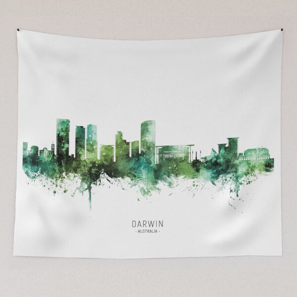 Item preview, Darwin Australia Skyline designed and sold by ArtPrints.