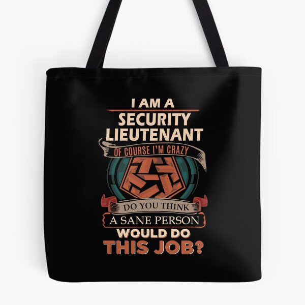 Aperçu de l'œuvre T-shirt de lieutenant de sécurité - T-shirt d'article de cadeau d'emploi de personne saine d'esprit créée et vendue par stacyarmst.