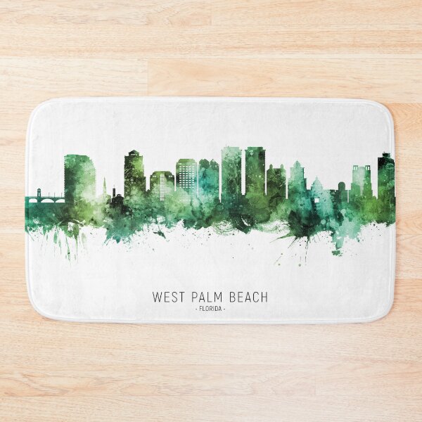 Item preview, West Palm Beach Florida Skyline designed and sold by ArtPrints.