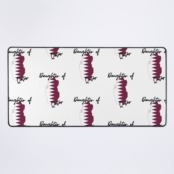 Item preview, Daughter of Qatar Map Flag designed and sold by NovawayDirect.
