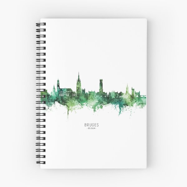 Item preview, Bruges Belgium Skyline designed and sold by ArtPrints.