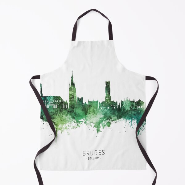 Item preview, Bruges Belgium Skyline designed and sold by ArtPrints.