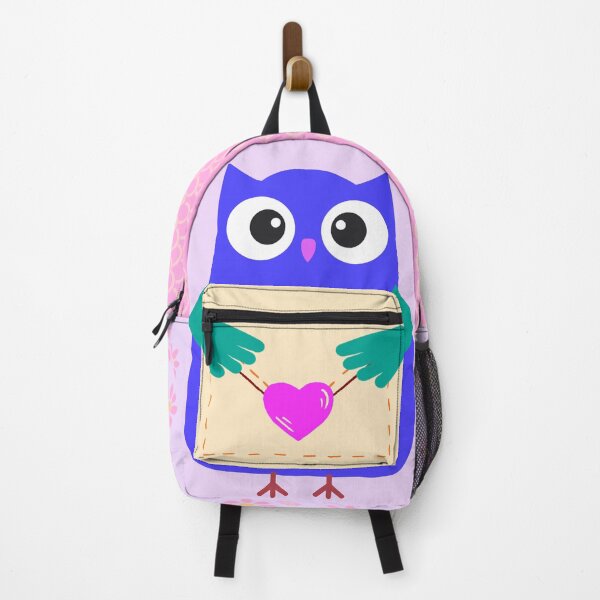 Item preview, Hootie The Adorable Chubby Sweet Pastel Purple Owl designed and sold by Cawaiico.
