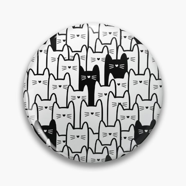 Item preview, Cats outline pattern designed and sold by SolArt88.