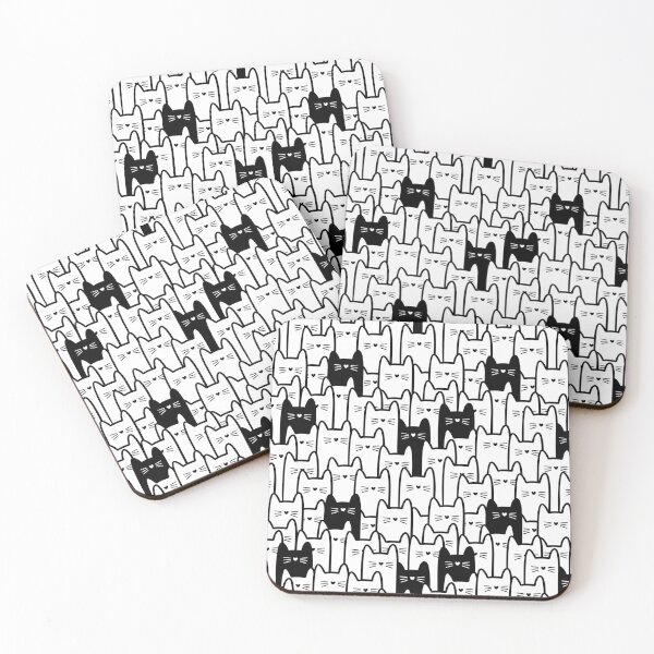 Item preview, Cats outline pattern designed and sold by SolArt88.