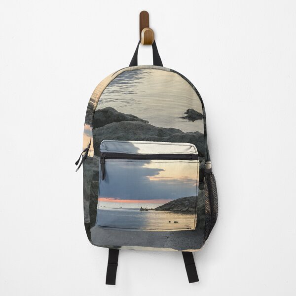 Item preview, Pale Gold and Silver - Serene Lakeside Daybreak Reflected designed and sold by Georgia Mizuleva.