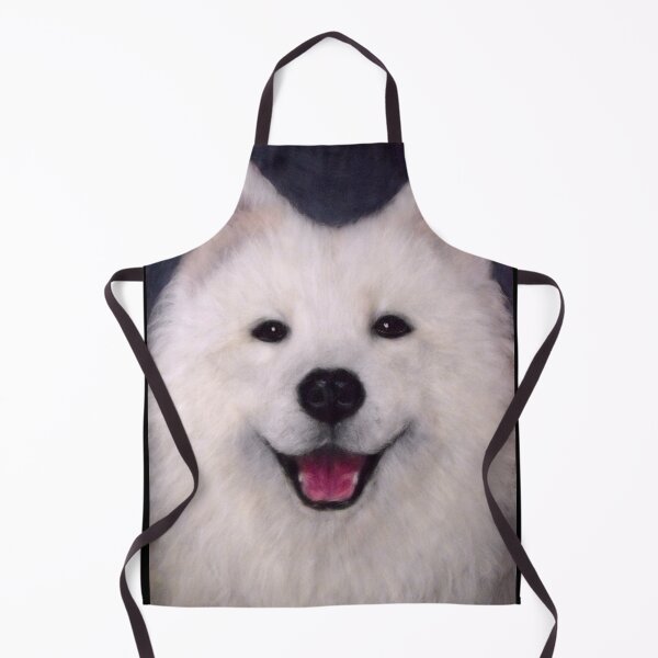 Item preview, Cute Samoyed dog wool portrait designed and sold by WoolStones.