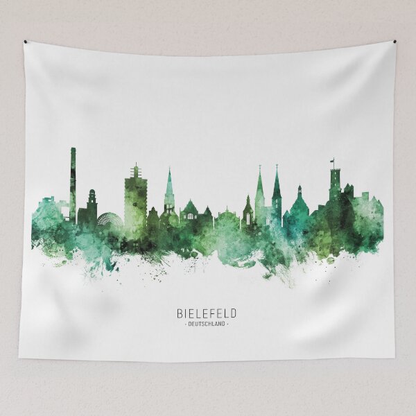 Item preview, Bielefeld Germany Skyline designed and sold by ArtPrints.