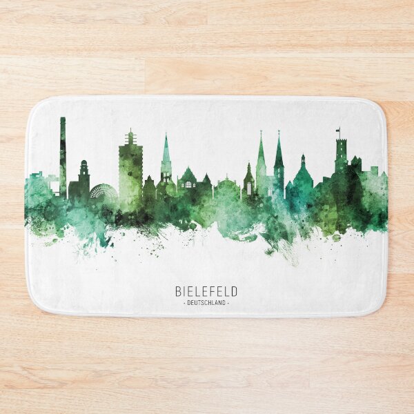Item preview, Bielefeld Germany Skyline designed and sold by ArtPrints.