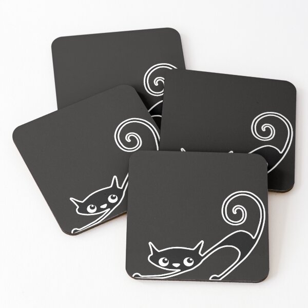 Item preview, Cute cat stretching  designed and sold by squarecloud.