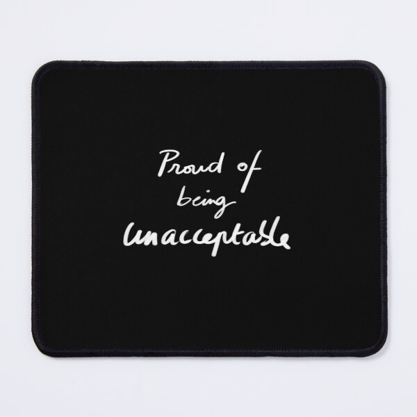 Item preview, Proud of being unacceptable handwritten minimalist font design  designed and sold by InmyOwnwords.