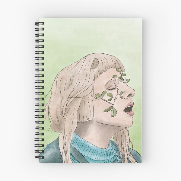 Item preview, Aurora Aksnes Fan Art Watercolor Portrait 'The River' (A Different Kind Of Human) designed and sold by bearly-creative.