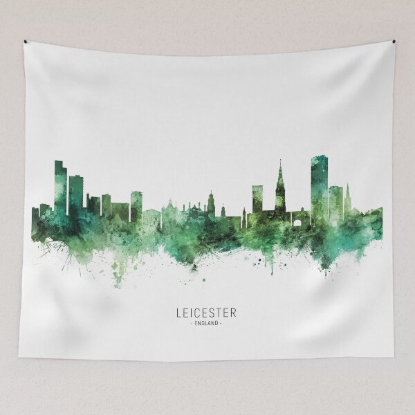 Item preview, Leicester England Skyline designed and sold by ArtPrints.