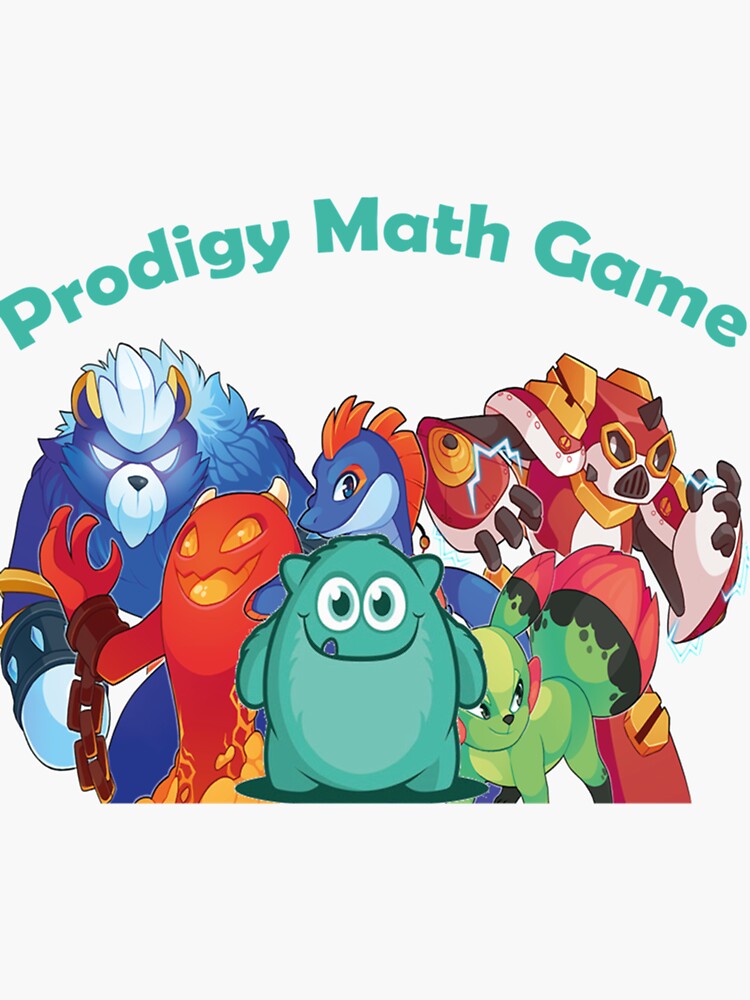 "Prodigy Math Game " Sticker for Sale by ArrowsAndApple | Redbubble