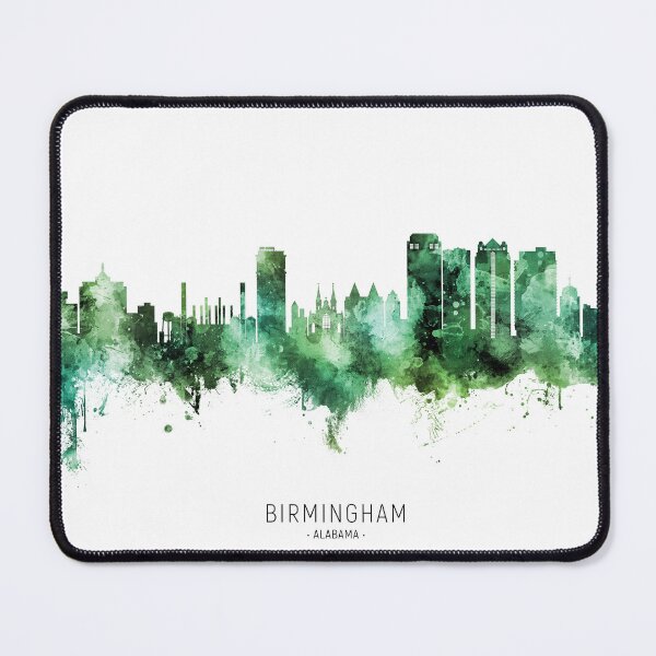 Item preview, Birmingham Alabama Skyline designed and sold by ArtPrints.
