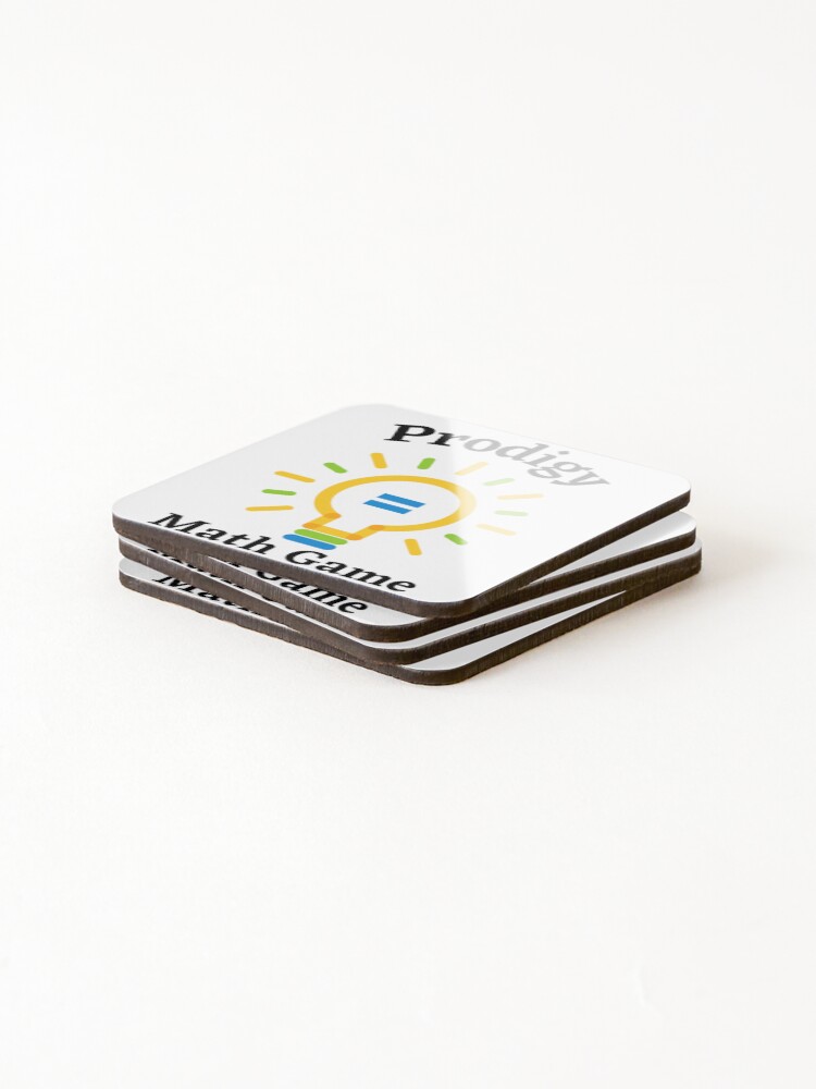 Thumbnail 4 of 5, Coasters (Set of 4), Prodigy Math Game designed and sold by ArrowsAndApple.