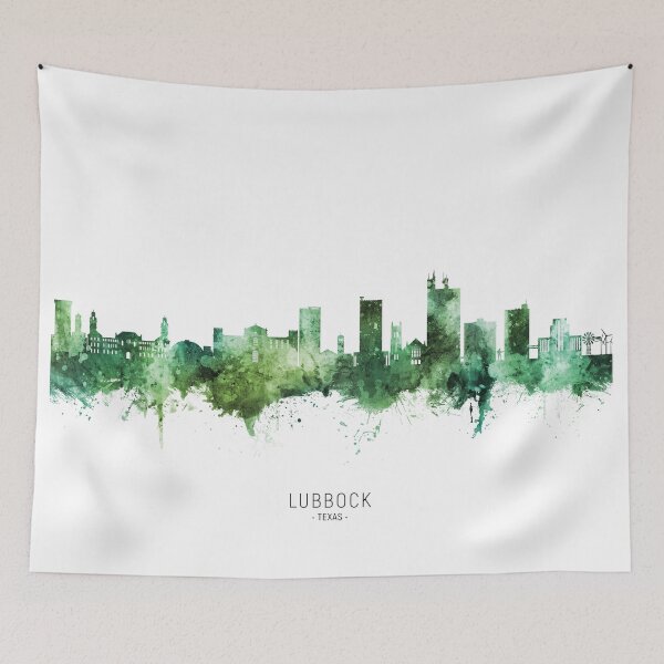 Item preview, Lubbock Texas Skyline designed and sold by ArtPrints.
