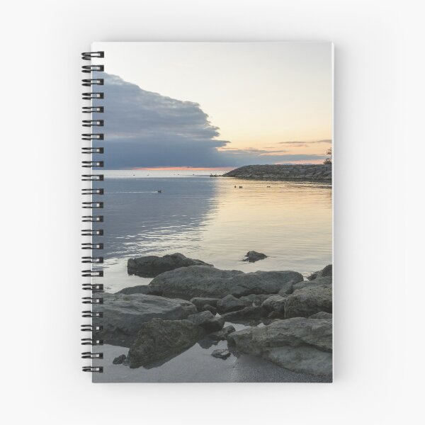 Item preview, Pale Gold and Silver - Serene Lakeside Daybreak Reflected designed and sold by Georgia Mizuleva.