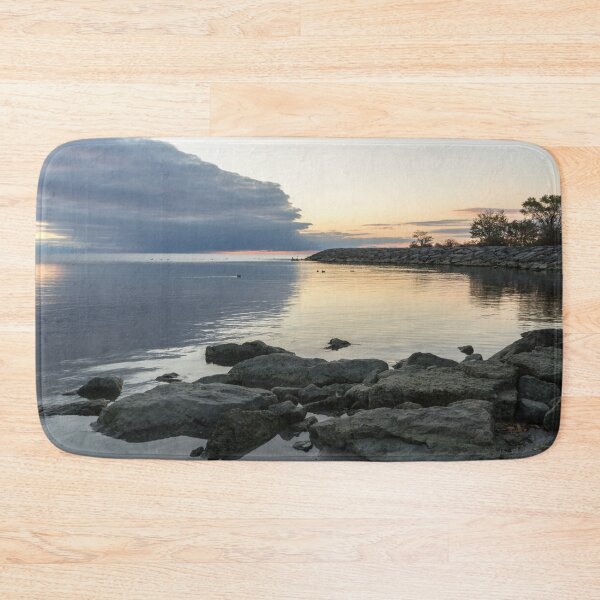 Item preview, Pale Gold and Silver - Serene Lakeside Daybreak Reflected designed and sold by Georgia Mizuleva.