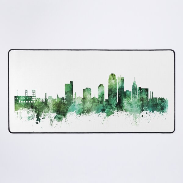 Item preview, Winston-Salem North Carolina Skyline designed and sold by ArtPrints.
