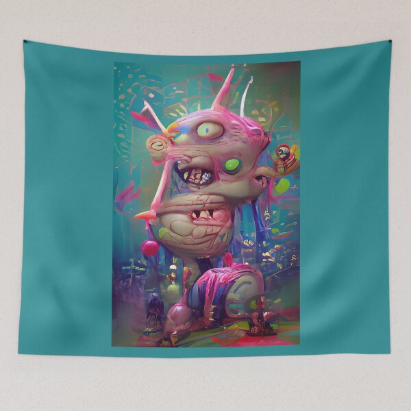 Item preview, Tentacle Brain Monster designed and sold by artistango.