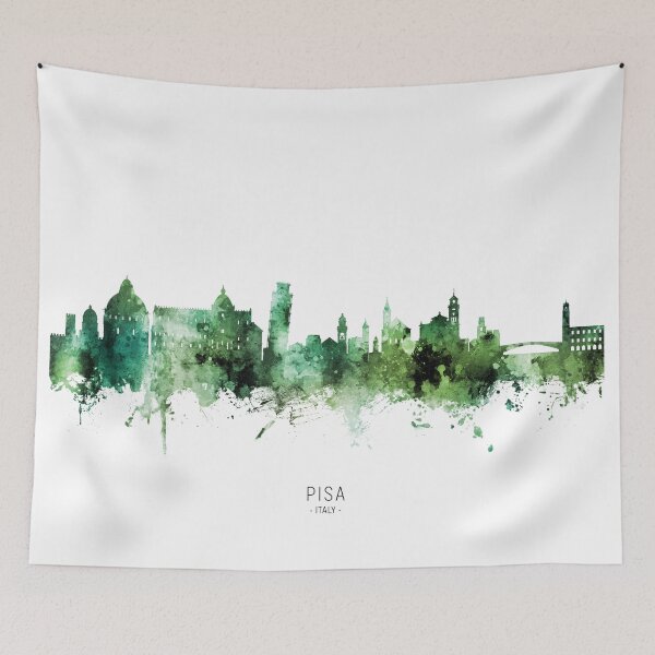 Item preview, Pisa Italy Skyline designed and sold by ArtPrints.
