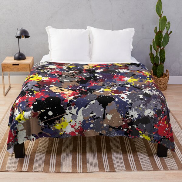 Item preview, WE PERCEIVE | WE LOVE ABSTRACT EXPRESSIONISM - Dripping, Pouring and Splashing with Jackson Pollock Style Original in Primary Colors designed and sold by Luis Wong | We Perceive.