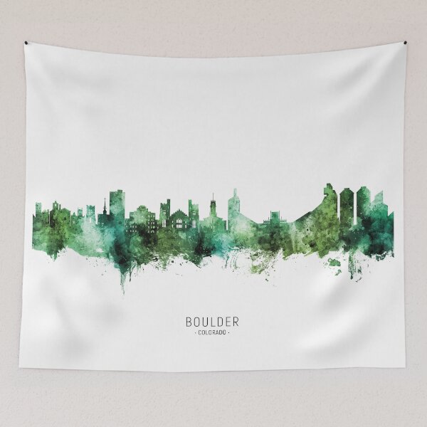 Item preview, Boulder Colorado Skyline designed and sold by ArtPrints.