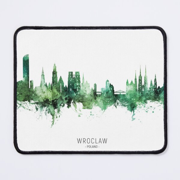 Item preview, Wroclaw Poland Skyline designed and sold by ArtPrints.