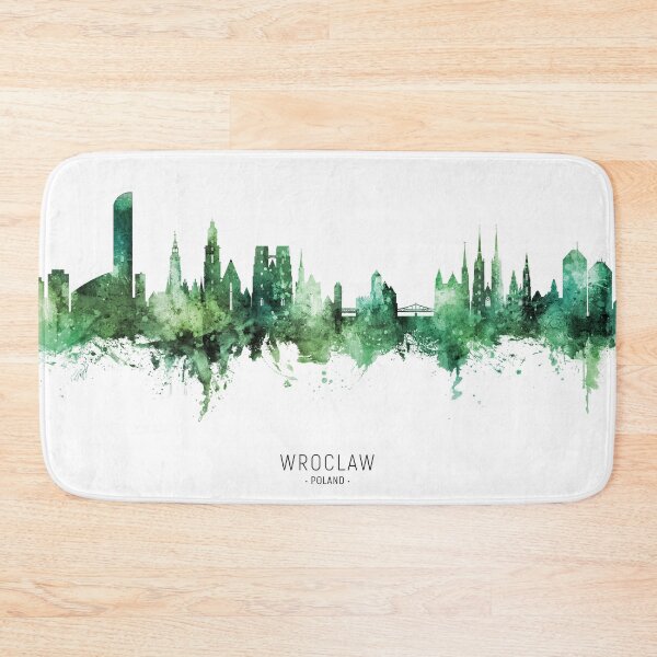 Item preview, Wroclaw Poland Skyline designed and sold by ArtPrints.