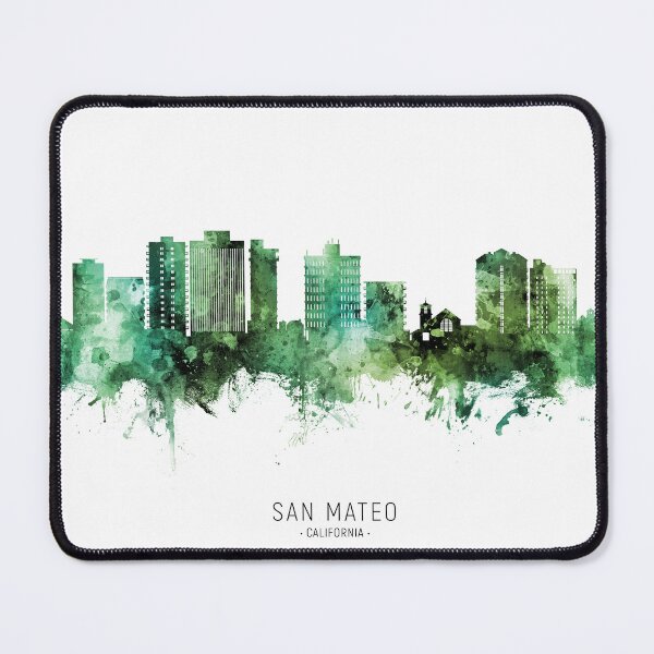 Item preview, San Mateo California Skyline designed and sold by ArtPrints.