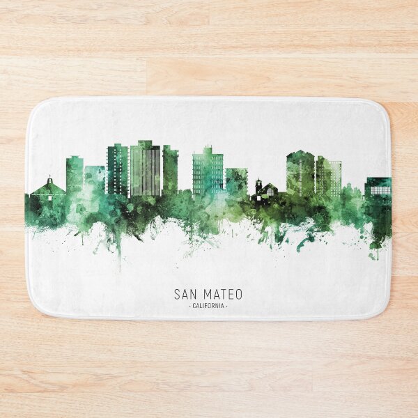 Item preview, San Mateo California Skyline designed and sold by ArtPrints.