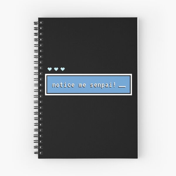 Item preview, Notice Me Senpai! Blue designed and sold by quinellie.
