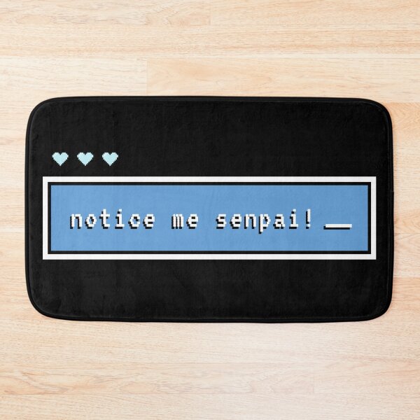 Item preview, Notice Me Senpai! Blue designed and sold by quinellie.