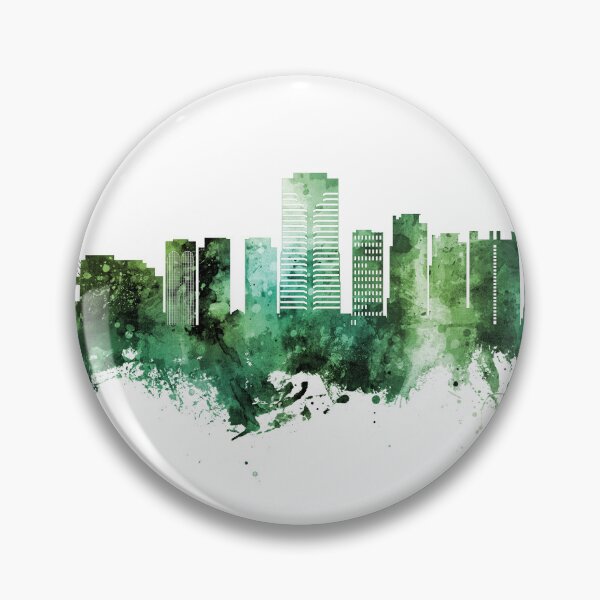 Item preview, Long Beach California Skyline designed and sold by ArtPrints.