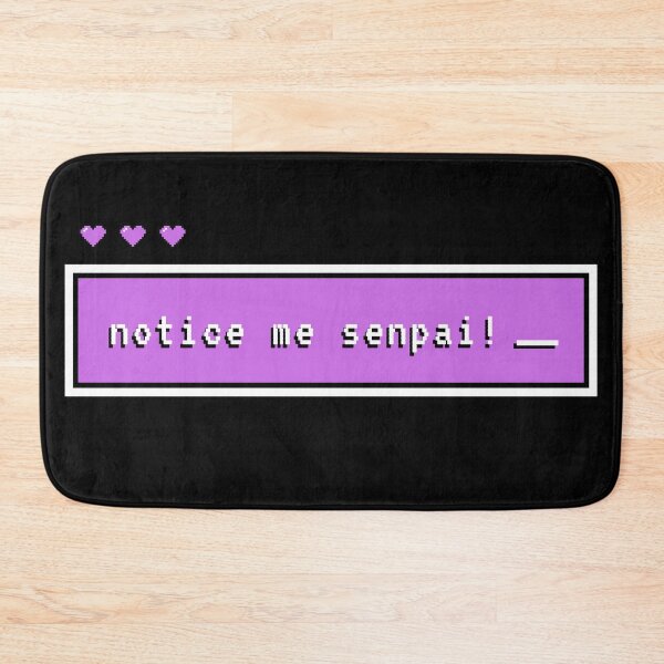 Item preview, Notice Me Senpai! Purple designed and sold by quinellie.