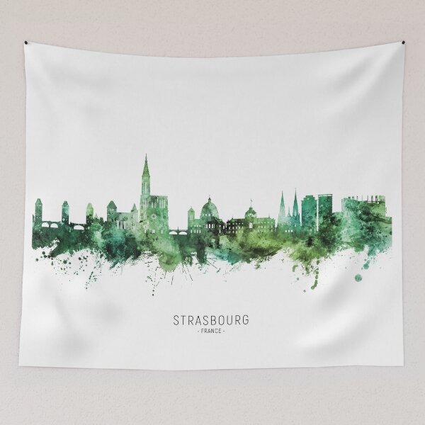 Item preview, Strasbourg France Skyline designed and sold by ArtPrints.