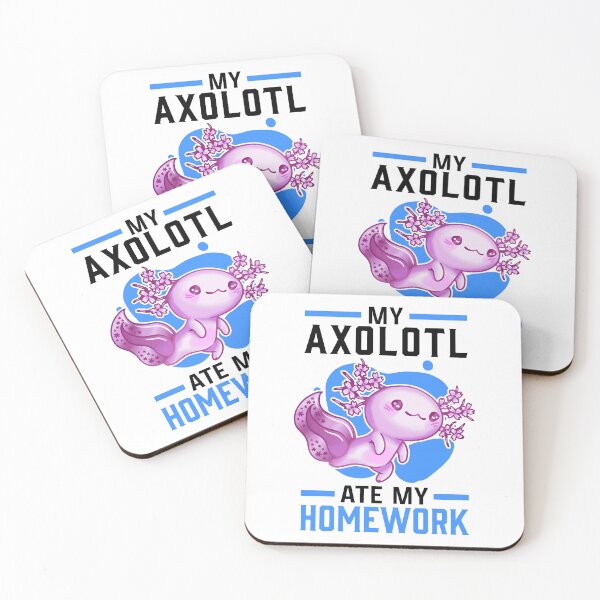Item preview, Axolotl homework eaten aquatics amphibian designed and sold by madgrfx.
