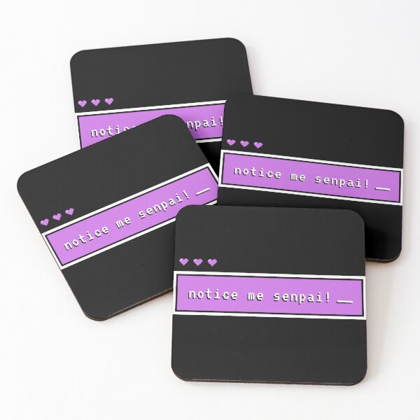Item preview, Notice Me Senpai! Purple designed and sold by quinellie.