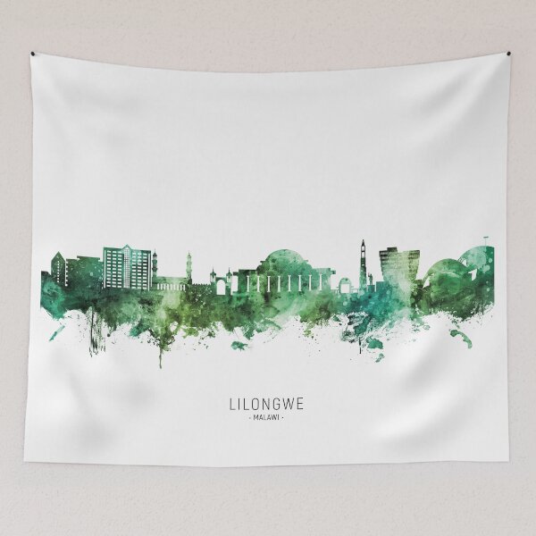 Item preview, Lilongwe Malawi Skyline designed and sold by ArtPrints.